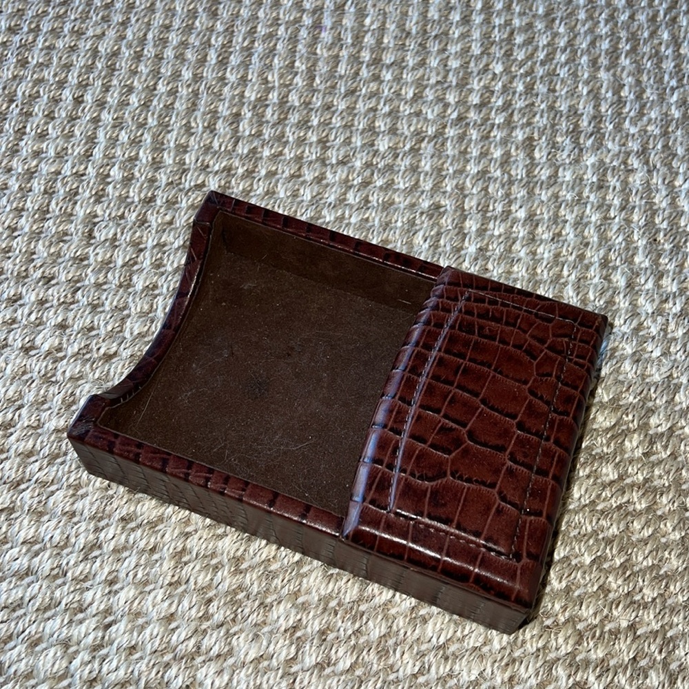 Zara Home Brown Leather Skin P excellent condition